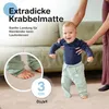 BabybeFun Krabbelmatte Baby - kuschelig weich - 3cm Dicker Produktbild-Vorschau 2