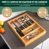 bremermann Range-couverts extensible, bambou, insert de Voir les images du produit 4