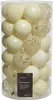Weihnachtskugeln Kunststoff Ornamente 6cm 37er Set - Produktbild-Vorschau 2