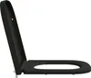 vidaXL Toilettensitz Schwarz 47,5 x 35 x 3,6 cm Duroplast Produktbild-Vorschau 3