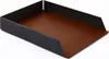 Büro Briefablage Metall Schwarz A4 Stapelbar cm 32.5 x 24.2 Produktbild-Vorschau 1