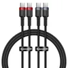 USB-C to USB-C Cable Baseus Cafule, 100W, 5A, 1m, 2-Pack, Produktbild-Vorschau 1