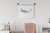 MuchoWow® Wandteppich Wandbehang Hai - Fisch - Grau - Produktbild-Vorschau 1