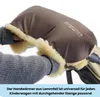 Hofbrucker Lammfell Handwärmer für Kinderwagen braun Produktbild-Vorschau 6