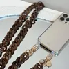 Brown Chocolate Transparant Cord Hülle - Long Cord  - Produktbild-Vorschau 3