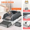 SucceBuy Katzentoilette extragro? šC Edelstahl, 15 cm tief, Produktbild-Vorschau 3