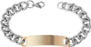 Akzent Panzerketten-Armband aus Edelstahl in Bicolor mit IP Produktbild-Vorschau 1