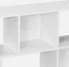 A close-up view of an empty white cube shelf unit. Anteprima dell’immagine prodotto