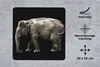 MuchoWow® Mauspad Mousepad Elefant - Wilde Tiere - Schwarz Produktbild-Vorschau 2