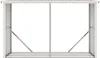 Holzunterstand G21 WOH 682 - 302 x 119 cm, grau Produktbild-Vorschau 2