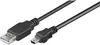 GOOBAY USB 2.0 Hi-Speed Kabel A/miniB 93228 0,15m schwarz Produktbild-Vorschau 3