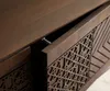 DELIFE Lowboard Manjula 200 cm Mango Braun 4 Türen V-Fuß Produktbild-Vorschau 3