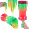 Schleimmasse Plastikgel Neon Regenbogen Anti-Stress Schleim Produktbild-Vorschau 1