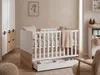 Bettschubkasten auf Rollen für Babybett 70 x 140 cm Produktbild-Vorschau 2