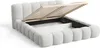 Chilly Design Polsterbett Stone Weiß Bouclé Stoff 140x200 Produktbild-Vorschau 7