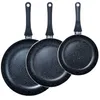 Three frying pans of different sizes are arranged in a row against a white background. Náhľad obrázku produktu