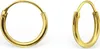 Kleine goldene Creolen Ohrringe aus 925 Silber Produktbild-Vorschau 1