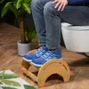 Relaxdays Toilettenhocker, verstellbar, Stuhlgang Produktbild-Vorschau 2