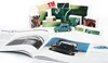 A collection of small boxes with images of a classic car, a toy car, and an open book with car images. Anteprima dell’immagine prodotto