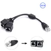 1 bis 2 Dual Ports RJ45 Y Verteiler Adapter Splitter LAN Produktbild-Vorschau 2
