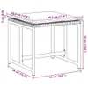 Gartenhocker mit Kissen 4 Stk. Schwarz Poly Rattan Produktbild-Vorschau 8