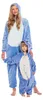 Pigiama Kigurumi Onesie Stitch Costume Blu per bambini Anteprima dell’immagine prodotto 6
