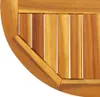 vidaXL Piano del tavolo Ø60x2 cm rotondo in legno massiccio Anteprima dell’immagine prodotto 6