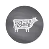 MuchoWow® Mauspad Mousepad Kuh - Tier - Steak 40x40 cm - Produktbild-Vorschau 1