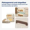 Heikoeco® Aufbewahrungsbox mit Deckel groß, faltbare Boxen Produktbild-Vorschau 4