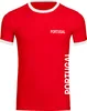 multifanshop Kontrast T-Shirt - Portugal - Brust & Seite, Produktbild-Vorschau 1