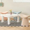 Hocker für Wohnzimmer, Schminkhocker, Einzelstuhl, Produktbild-Vorschau 6
