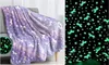 GKA XL Kuscheldecke Einhorn leuchtet im Dunkeln Decke Produktbild-Vorschau 1