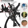 HILAND Mountainbike 26 Zoll mit 21 Gang, Aluminiumrahmen, Produktbild-Vorschau 4