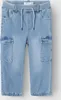 NAME IT Bequeme Baggy Jeans Cargo Hose Stretch Denim Jogger Produktbild-Vorschau 4