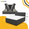 Boxspringbett 180x200 cm - mit Bettkästen mit Matratze mit Produktbild-Vorschau 3