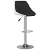 vidaXL Tabouret de bar 2 pcs. noir et blanc similicuir Voir les images du produit 3