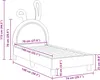 vidaXL Kinderbedframe met hoofdeinde, roze, 70 x 140 cm, PU Productafbeelding-voorbeeld 8