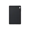 A black tablet case is shown from the back on a white background. Produktbild-Vorschau