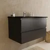 LOMAZOO MARENZA 80 cm, czarny mat, czarna umywalka Podgląd zdjęcia produktu 7