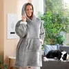 Nadrozmerná deka s kapucňou lemovaná fleecom Swug Náhľad obrázku produktu 9