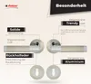 DOMINO Türgriff Drückergarnitur BB-Buntbart Set | Produktbild-Vorschau 7