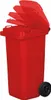 GARDIVO Mülltonne 120 Liter Abfalltonne Reststofftonne Produktbild-Vorschau 4