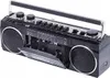 A black portable radio recorder with a cassette deck and speakers is shown against a white background. Anteprima dell’immagine prodotto