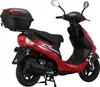 Motorroller CityLeader 50 ccm 45 kmh EURO 5 rot inkl. Produktbild-Vorschau 4