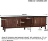 Merax TV-Schrank 165 cm mit Schiebetür und Klapptür, Retro Produktbild-Vorschau 7