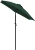 vidaXL Ombrellone verde 200 x 224 cm Alluminio Anteprima dell’immagine prodotto 3