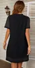 ASKSA Femme Robe en mousseline de soie col V Robe d'été Voir les images du produit 3