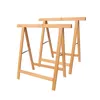 Two wooden sawhorses are shown against a white background. Produktbild-Vorschau