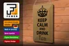 Blechschild Spruch 20x30cm Keep Calm and drink tea Produktbild-Vorschau 4
