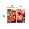 A collage of two images showing fresh tomatoes on a wooden surface. Produktbild-Vorschau